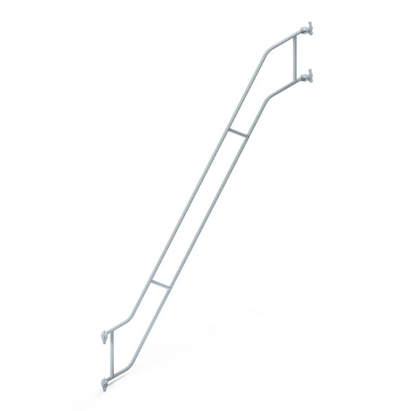 Aluminium stair outer guardrail for scaffolding" "Scaffold stair outer handrail in aluminium" "Outer edge guardrail for aluminium scaffold stairs" "Construction stair outer safety rail in aluminium" "Modular aluminium outer guardrail for scaffold stair systems" "Lightweight outer guardrail for aluminium stairs" "Scaffold stair protection with aluminium outer guardrail" ✅ Descriptive Alt Texts "Side view of aluminium outer guardrail on scaffold stair" "Close-up of aluminium stair outer edge guardrail" "Installed aluminium outer stair guardrail on construction scaffold" "Top view of aluminium stair system with outer guardrail"