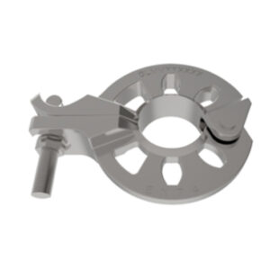 Steel rosette clamp for modular scaffolding systems" "Heavy-duty rosette clamp for connecting scaffold components" "Rosette clamp used in ringlock scaffold structures" "Construction-grade rosette clamp for scaffold joint reinforcement" "Adjustable scaffold clamp with rosette connection head" "Galvanized rosette clamp for high-strength scaffold assembly" "Scaffolding rosette clamp for multi-directional node connections" "Steel clamp fitting for ringlock scaffolding with rosette disc" "Durable rosette clamp providing rigid scaffold joint support" "Rosette clamp attachment securing horizontal and diagonal scaffold members"