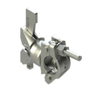 Swivel adapter clamp for flexible scaffold connections" "Steel swivel clamp adapter for angled scaffold joints" "Adjustable swivel adapter clamp used in scaffold assemblies" "Scaffolding swivel clamp for multi-angle pipe connections" "Heavy-duty swivel adapter clamp for construction scaffolding" "Swivel joint clamp adapter for secure scaffold support" "Universal scaffold swivel adapter for angled fittings" "Rotating swivel clamp for connecting scaffold tubes at variable angles" "Modular scaffolding swivel adapter clamp for structural flexibility" "Hot-dip galvanized swivel clamp adapter for corrosion resistance"