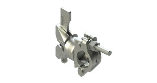 Swivel adapter clamp for flexible scaffold connections" "Steel swivel clamp adapter for angled scaffold joints" "Adjustable swivel adapter clamp used in scaffold assemblies" "Scaffolding swivel clamp for multi-angle pipe connections" "Heavy-duty swivel adapter clamp for construction scaffolding" "Swivel joint clamp adapter for secure scaffold support" "Universal scaffold swivel adapter for angled fittings" "Rotating swivel clamp for connecting scaffold tubes at variable angles" "Modular scaffolding swivel adapter clamp for structural flexibility" "Hot-dip galvanized swivel clamp adapter for corrosion resistance"