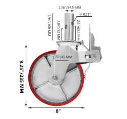 HEAVY DUTY SCAFFOLDING CASTOR WHEEL